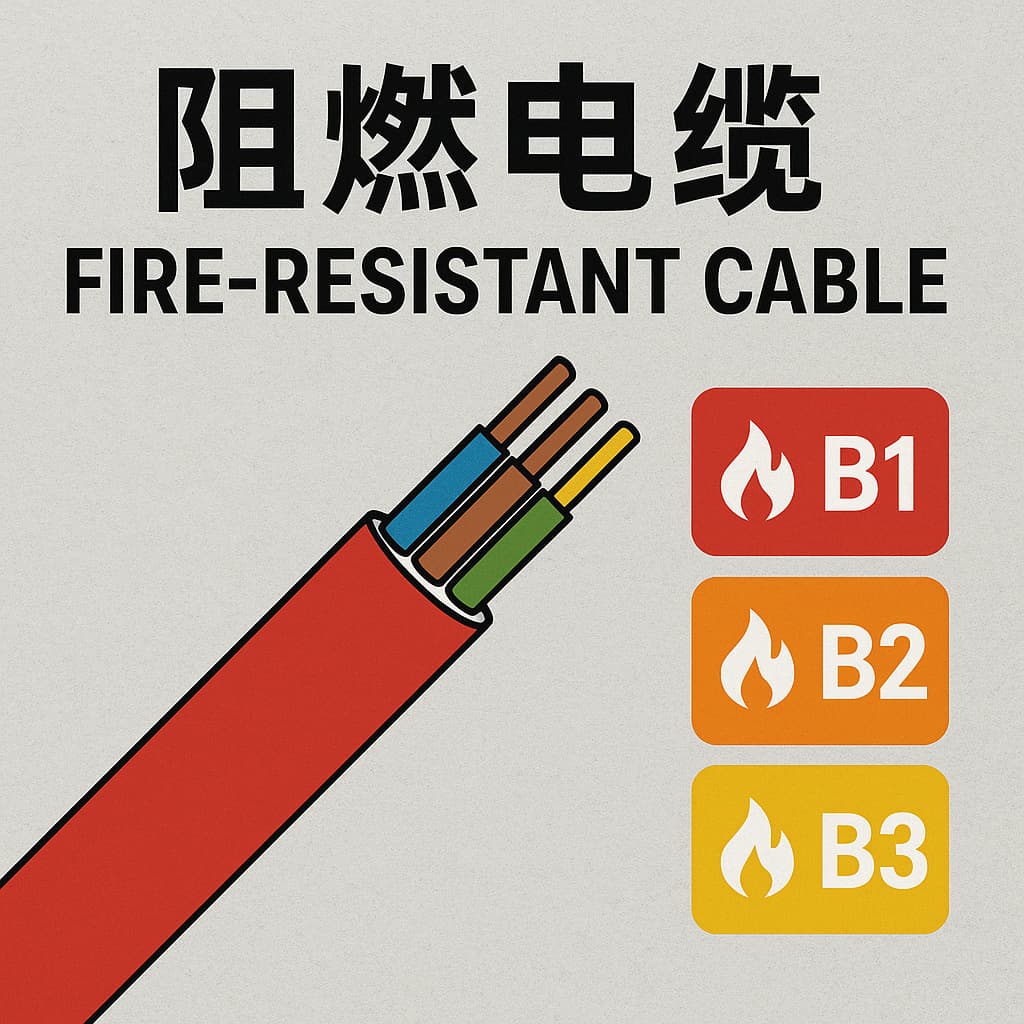 什么是阻燃电缆？B1、B2、B3级的区别你相识吗？