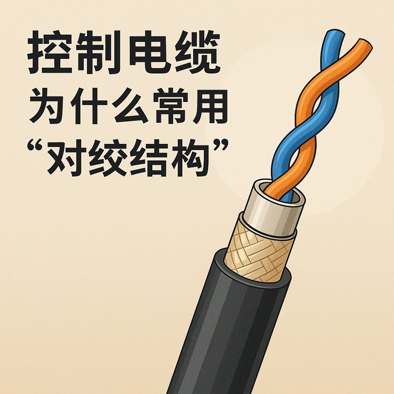 节造电缆为什么常用“对绞结构”？