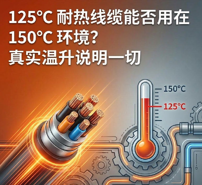 125℃ 耐热线缆能否用在 150℃ 环境？真实温升注明所有